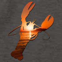 Lobster Lovers Silhouette Earth Day And Ocean Week Meaningful Gift Vector Backpack