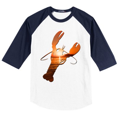 Lobster Lovers Silhouette Earth Day And Ocean Week Meaningful Gift Baseball Sleeve Shirt