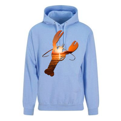 Lobster Lovers Silhouette Earth Day And Ocean Week Meaningful Gift Unisex Surf Hoodie