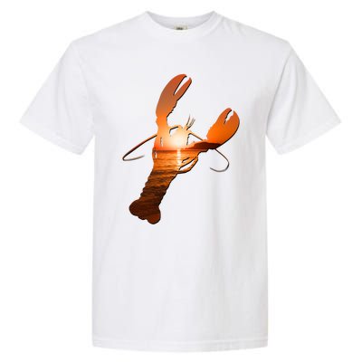 Lobster Lovers Silhouette Earth Day And Ocean Week Meaningful Gift Garment-Dyed Heavyweight T-Shirt