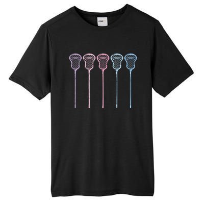 Lacrosse Lacrosse Sticks Woman Retro Tall Fusion ChromaSoft Performance T-Shirt