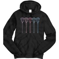 Lacrosse Lacrosse Sticks Woman Retro Tie Dye Hoodie