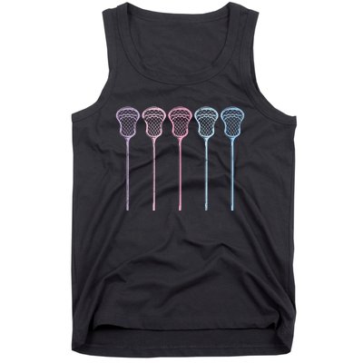 Lacrosse Lacrosse Sticks Woman Retro Tank Top