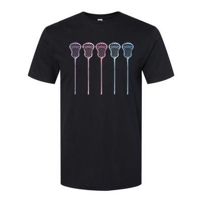 Lacrosse Lacrosse Sticks Woman Retro Softstyle CVC T-Shirt