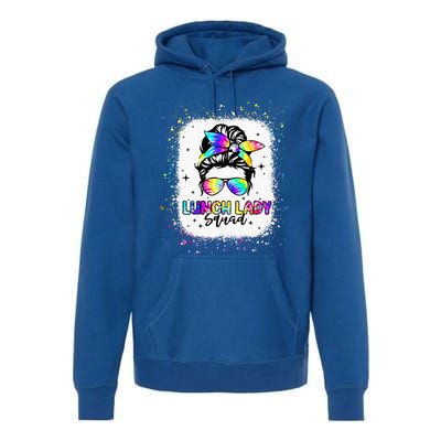 Lunch Lady Squad Messy Bun First Day Back To School Premium Hoodie