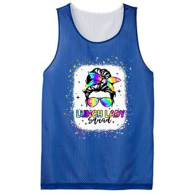 Lunch Lady Squad Messy Bun First Day Back To School Mesh Reversible Basketball Jersey Tank