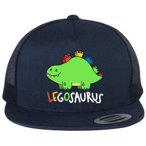 Legosaurus Legos Saurus Flat Bill Trucker Hat