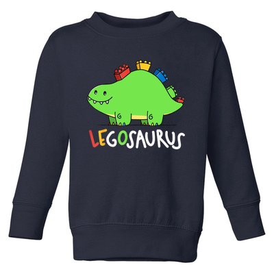 Legosaurus Legos Saurus Toddler Sweatshirt