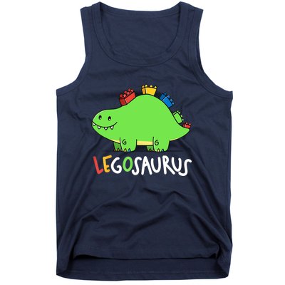 Legosaurus Legos Saurus Tank Top