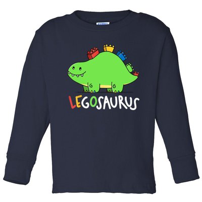 Legosaurus Legos Saurus Toddler Long Sleeve Shirt