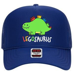 Legosaurus Legos Saurus High Crown Mesh Back Trucker Hat