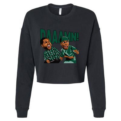 Loser Lover Streetwear Funny Meme Matching Oxidized Green Cropped Pullover Crew