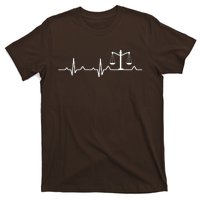 Lawyer Law School Gift Balance Heartbeat Attorney T-Shirt