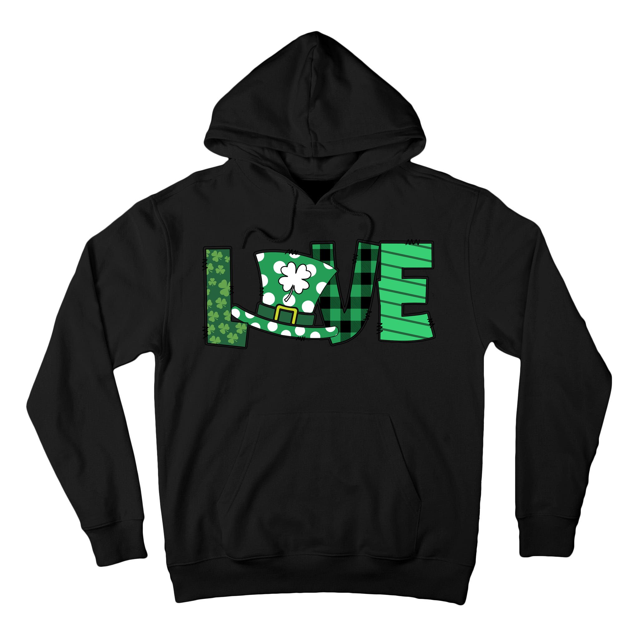 Love Leprechaun St Patricks Day Gift Cute Shamrock Tall Hoodie