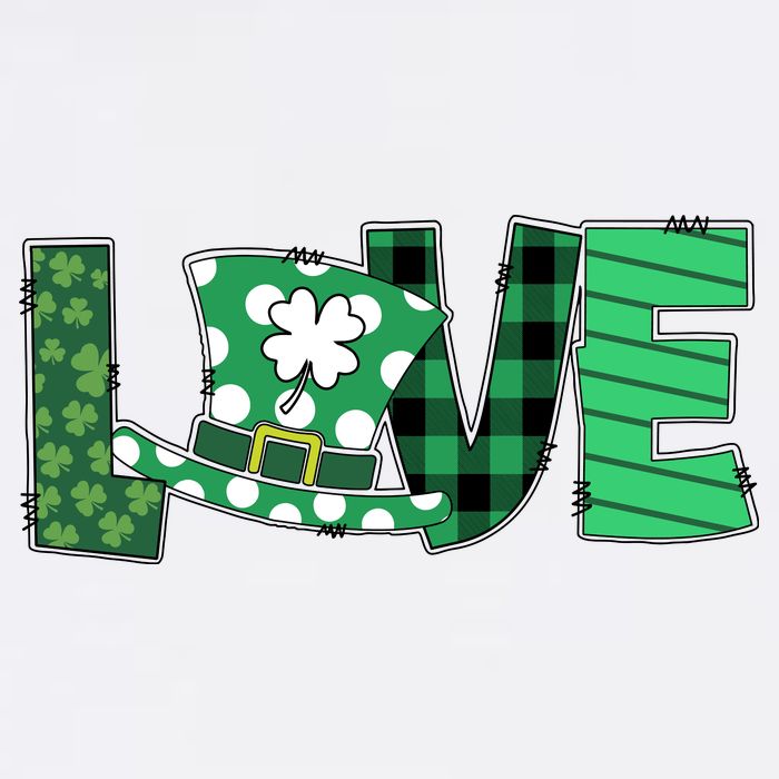 Love Leprechaun St Patricks Day Gift Cute Shamrock Sweatshirt