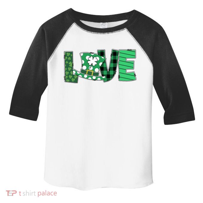 Love Leprechaun St Patricks Day Gift Cute Shamrock Toddler Fine Jersey T-Shirt