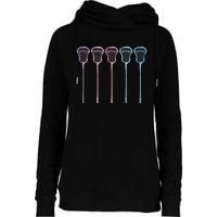 Lacrosse Lacrosse Sticks Woman Girl Retro Womens Funnel Neck Pullover Hood