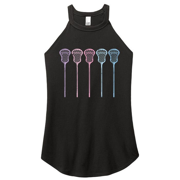 Lacrosse Lacrosse Sticks Woman Girl Retro Women's Perfect Tri Rocker Tank