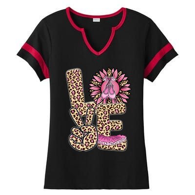 Love Leopard Sunflower Baby Girls Shoes Graphic Plus Size Ladies Halftime Notch Neck Tee