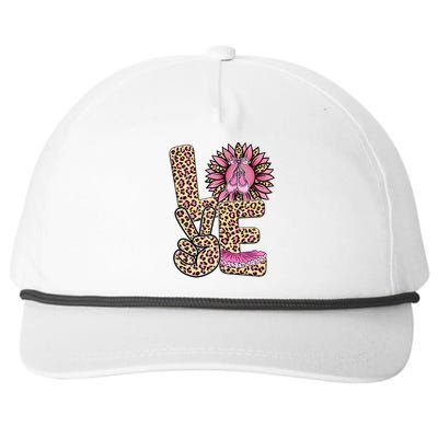 Love Leopard Sunflower Baby Girls Shoes Graphic Plus Size Snapback Five-Panel Rope Hat