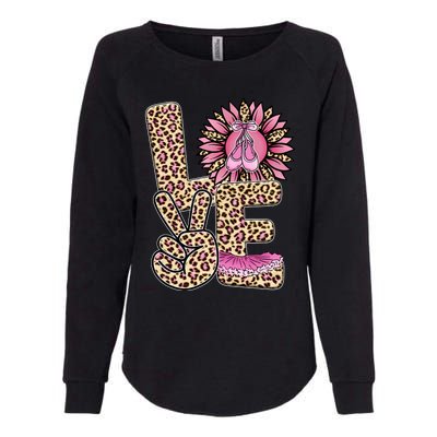 Love Leopard Sunflower Baby Girls Shoes Graphic Plus Size Womens California Wash Sweatshirt