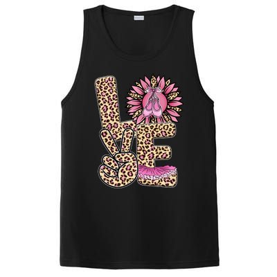 Love Leopard Sunflower Baby Girls Shoes Graphic Plus Size PosiCharge Competitor Tank