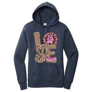 Love Leopard Sunflower Baby Girls Shoes Graphic Plus Size Women's Pullover Hoodie