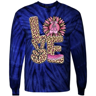 Love Leopard Sunflower Baby Girls Shoes Graphic Plus Size Tie-Dye Long Sleeve Shirt