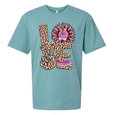 Love Leopard Sunflower Baby Girls Shoes Graphic Plus Size Sueded Cloud Jersey T-Shirt