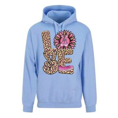 Love Leopard Sunflower Baby Girls Shoes Graphic Plus Size Unisex Surf Hoodie