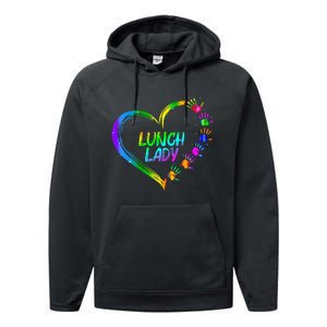 Lunch Lady School Cafeteria Life Funny Cute Valentines Day Performance Fleece Hoodie