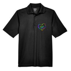 Lunch Lady School Cafeteria Life Funny Cute Valentines Day Men's Origin Performance Pique Polo