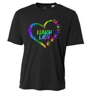 Lunch Lady School Cafeteria Life Funny Cute Valentines Day Cooling Performance Crew T-Shirt