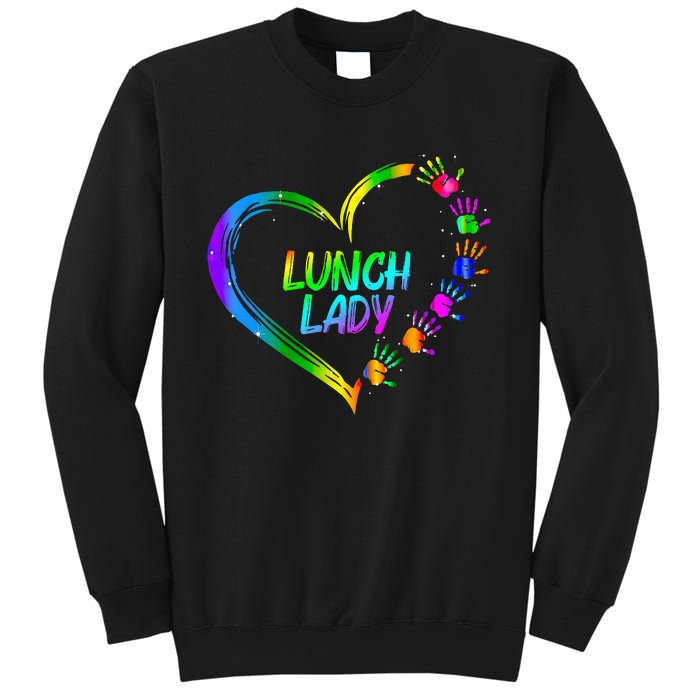 Lunch Lady School Cafeteria Life Funny Cute Valentines Day Sweatshirt