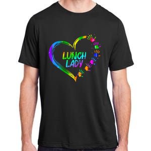 Lunch Lady School Cafeteria Life Funny Cute Valentines Day Adult ChromaSoft Performance T-Shirt