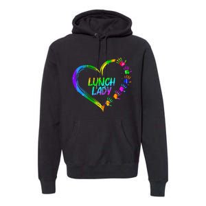 Lunch Lady School Cafeteria Life Funny Cute Valentines Day Premium Hoodie