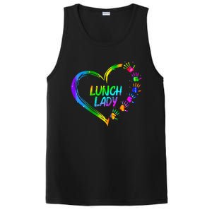 Lunch Lady School Cafeteria Life Funny Cute Valentines Day PosiCharge Competitor Tank