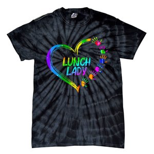 Lunch Lady School Cafeteria Life Funny Cute Valentines Day Tie-Dye T-Shirt