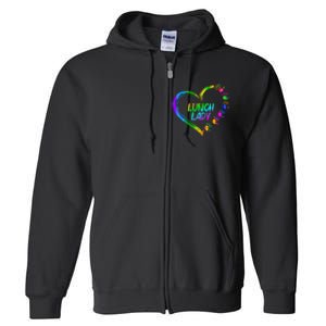 Lunch Lady School Cafeteria Life Funny Cute Valentines Day Full Zip Hoodie