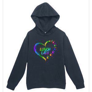 Lunch Lady School Cafeteria Life Funny Cute Valentines Day Urban Pullover Hoodie