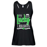 Lucky Librarian St Patricks Day Library Science Major Gift Ladies Essential Flowy Tank