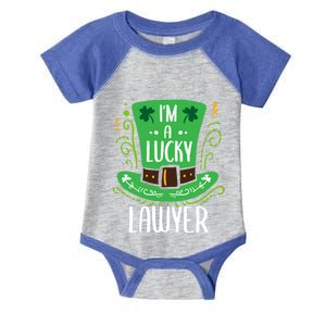 Lucky Lawyer St Patrick's Day Lawyers Gift Infant Baby Jersey Bodysuit