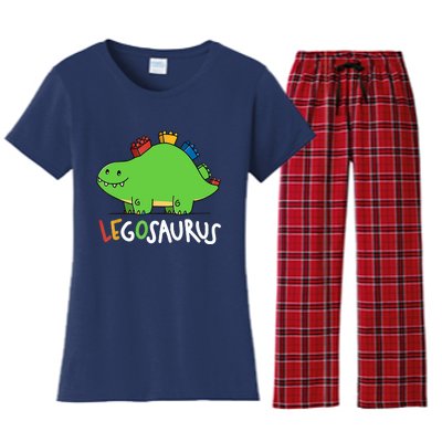 Legosaurus Legos Saurus Women's Flannel Pajama Set