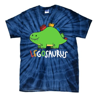 Legosaurus Legos Saurus Tie-Dye T-Shirt