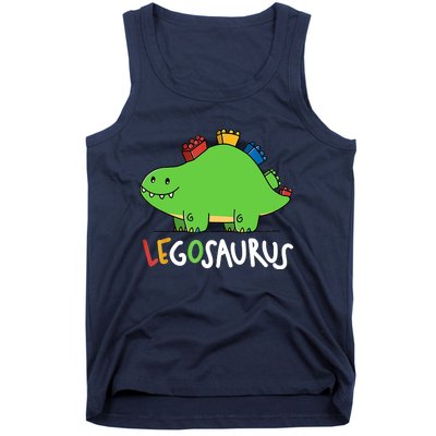 Legosaurus Legos Saurus Tank Top