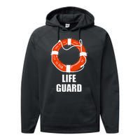 Lifebuoy Lifeguard Swimming Float Performance Fleece Hoodie