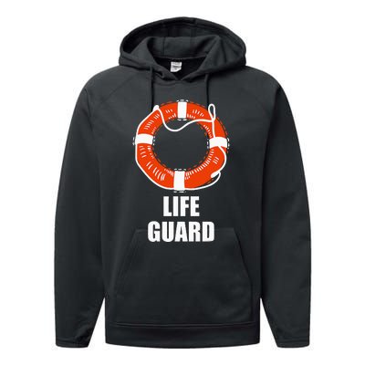 Lifebuoy Lifeguard Swimming Float Performance Fleece Hoodie