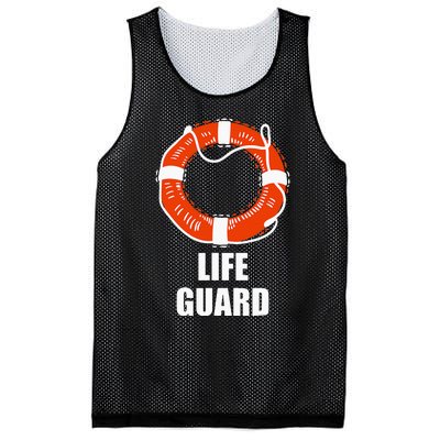 Lifebuoy Lifeguard Swimming Float Mesh Reversible Basketball Jersey Tank