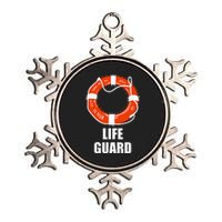 Lifebuoy Lifeguard Swimming Float Metallic Star Ornament