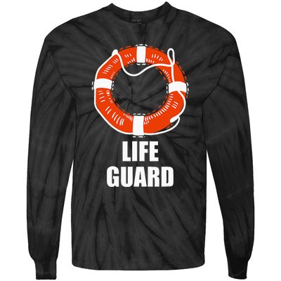 Lifebuoy Lifeguard Swimming Float Tie-Dye Long Sleeve Shirt